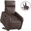Image de vidaXL Vidaxl Fauteuil Inclinable Marron Similicuir