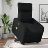 Image de vidaXL Fauteuil inclinable de massage Noir Similicuir