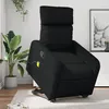 Image de vidaXL Vidaxl Fauteuil Inclinable De Massage Noir Similicuir