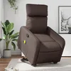 Image de vidaXL Vidaxl Fauteuil Inclinable De Massage Marron Similicuir