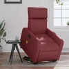 Image de vidaXL Vidaxl Fauteuil Inclinable De Massage Rouge Bordeaux Similicuir