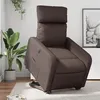 Image de vidaXL Fauteuil inclinable électrique marron similicuir3206765