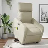 Image de vidaXL Vidaxl Fauteuil Inclinable De Massage Électrique Crème Similicuir