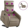 Image de vidaXL Vidaxl Fauteuil Inclinable De Massage Électrique Cappuccino Similicuir