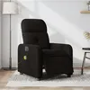 Image de vidaXL Fauteuil de massage inclinable Ã©lectrique Noir Tissu
