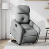 Image de vidaXL Fauteuil inclinable électrique gris clair tissu3206813