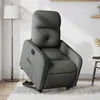 Image de vidaXL Fauteuil inclinable électrique gris foncé tissu3206814