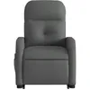 Image de vidaXL Vidaxl Fauteuil Inclinable De Massage Électrique Gris Foncé Tissu