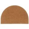 Image de vidaXL Tapis de porte naturel demi-rond 60x90cm fibre de coco touffeté155564