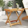 Image de vidaXL Table pliable de jardin 50x50x50 cm bois d'acacia solide364893