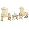 Image de Vidaxl Salon De Jardin 3 Pcs Bois De Sapin Massif