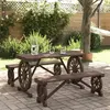 Image de vidaXL Ensemble à manger de jardin 3 pcs bois de sapin massif