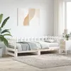 Image de vidaXL Lit coulissant sans matelas blanc 2x(90x190) cm bois massif