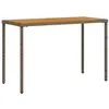 Image de vidaXL Table de jardin avec dessus en bois d'acacia gris 115x54x74 cm365076