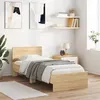 Image de vidaXL Cadre de lit sans matelas avec tête de lit 90x190 cm838654