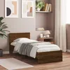 Image de vidaXL Cadre de lit sans matelas avec tête de lit 90x190 cm838658