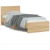 Image de Vidaxl Cadre De Lit Sans Matelas Avec TÃªte De Lit 75x190 Cm