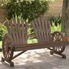 Image de vidaXL Chaise de jardin Adirondack 2 places bois de sapin massif