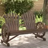 Image de Vidaxl Chaise De Jardin Adirondack 2 Places Bois De Sapin Massif