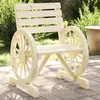 Image de vidaXL Chaises de jardin lot de 2 58x58x78,5 cm bois de sapin massif365101