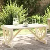 Image de vidaXL Table basse de jardin 90x50x40 cm bois de sapin massif