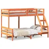 Image de vidaXL Vidaxl Lit Superposé Sans Matelas 90x200/120x200 Cm Bois Massif