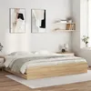 Image de vidaXL Cadre de lit avec tiroirs sans matelas chÃªne sonoma 160x200 cm