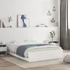 Image de vidaXL Cadre de lit avec tiroirs sans matelas blanc 120x200 cm3207280