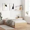 Image de vidaXL Cadre de lit avec tiroirs sans matelas chêne sonoma 90x200 cm3207296