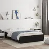 Image de vidaXL Cadre de lit avec tiroirs sans matelas noir 120x190 cm3207316