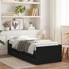 Image de vidaXL Cadre de lit avec tiroirs sans matelas noir 90x190 cm3207351