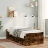 Image de Vidaxl Cadre De Lit Sans Matelas ChÃªne FumÃ© 75x190 Cm