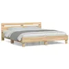 Image de vidaXL Cadre de lit sans matelas chêne sonoma 160x200 cm3207408