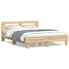 Image de vidaXL Cadre de lit sans matelas chêne sonoma 140x200 cm3207422