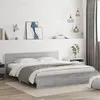 Image de vidaXL Cadre de lit sans matelas sonoma gris 180x200 cm3207467