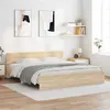 Image de vidaXL Cadre de lit sans matelas chêne sonoma 160x200 cm3207471