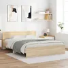 Image de vidaXL Cadre de lit sans matelas chêne sonoma 140x200 cm3207485