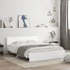 Image de vidaXL Cadre de lit sans matelas blanc 140x190 cm3207497