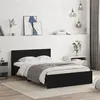 Image de vidaXL Cadre de lit sans matelas noir 120x190 cm3207512