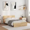 Image de vidaXL Cadre de lit sans matelas chêne sonoma 120x190 cm3207513
