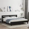 Image de vidaXL Cadre de lit avec LED sans matelas noir 160x200 cm3207533