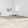 Image de vidaXL Cadre de lit mÃ©tal avec tÃªte de lit blanc 140x190 cm