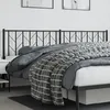 Image de vidaXL Vidaxl Tête De Lit Métal Noir 200 Cm