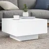 Image de vidaXL Table basse blanc 55x55x31 cm bois d'ingénierie836567