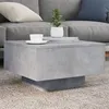 Image de vidaXL Table basse gris béton 55x55x31 cm bois d'ingénierie836570