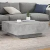 Image de vidaXL Table basse gris béton 80x80x31 cm bois d'ingénierie