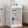 Image de vidaXL Buffet avec lumières LED blanc 41x37x67 cm836721