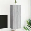 Image de vidaXL Meuble TV mural sonoma gris 40,5x30x102 cm bois d'ingénierie