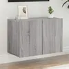 Image de vidaXL Meuble TV mural sonoma gris 60x30x41 cm836948