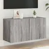 Image de vidaXL Meuble TV mural sonoma gris 80x30x41 cm836962
